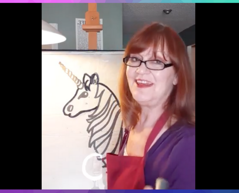 Unicorn Window Art Birthday Kit - Window Art Kit